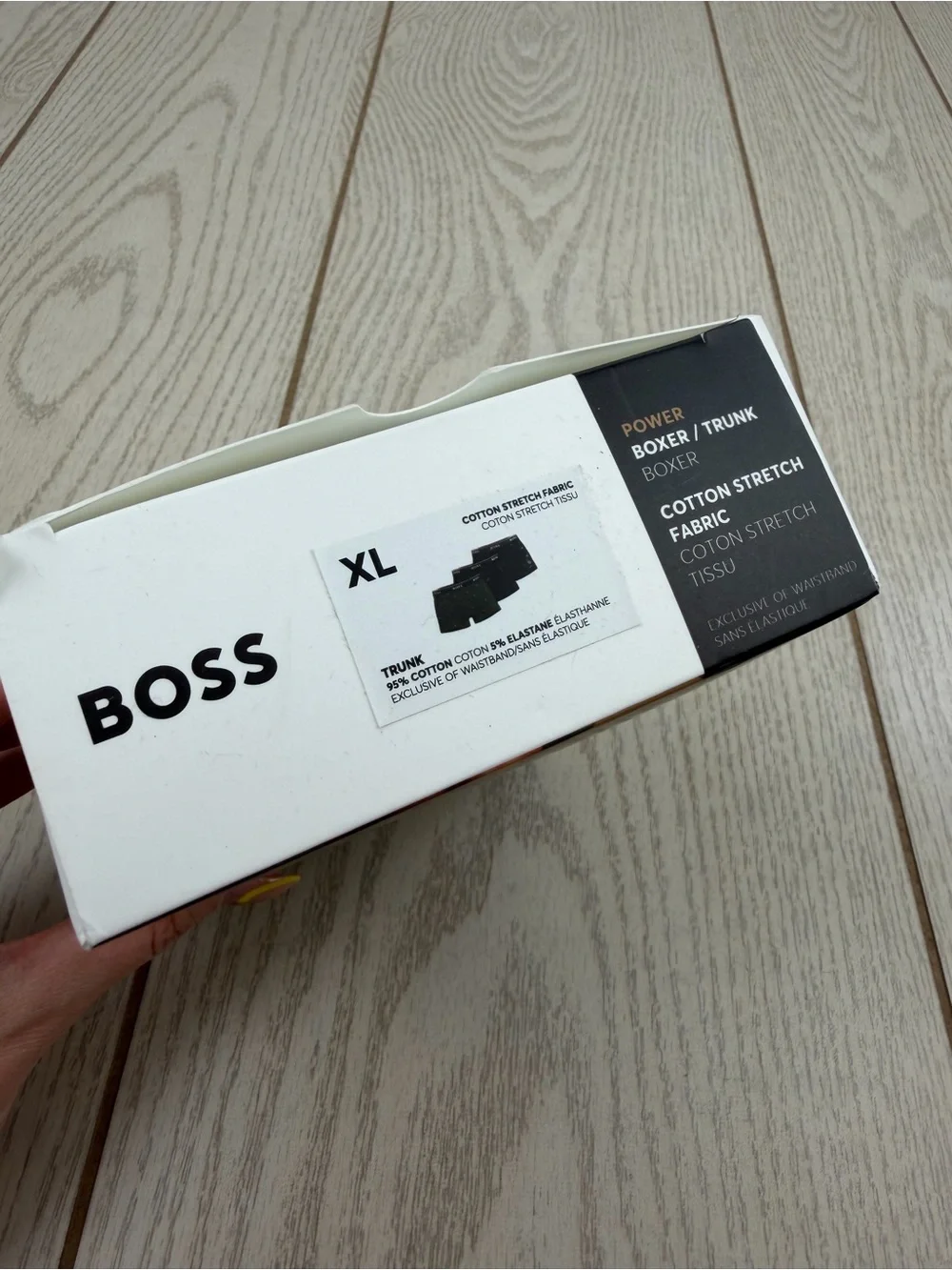 Boss Men's Cotton Stretch Boxer/Trunk Power Design XL $50